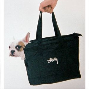 Stussy Dog Tote black bag